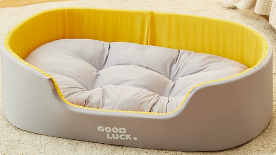 All-Season Pet Bed with Easy-Clean Cover