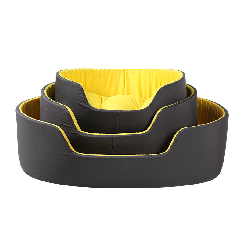 All-Season Pet Bed with Easy-Clean Cover